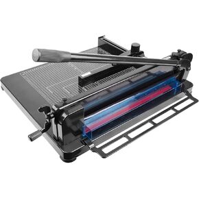 A3 Heavy Duty Paper Cutter, 17"Guillotine Paper Cutter, High-Speed Steel Blade 1.57" Stack Cutting