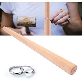 Wood Ring Mandrel, Ring Sizing Mandrel Wood Ring Sizer Sizing Adjuster Ring Shaper Repair Tools Wooden Stick Ring Sizing Sanding and Polishing Shaping Tool