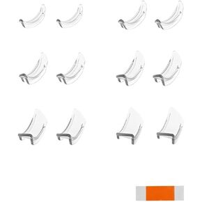 6 Pair Transparent Invisible Sizer Adjuster Spacer Guards Sizer Loose Size Reducer Jewelry Tool for Man Woman Rings Size Adjustable,Jewelry Making Tools and Accessories，Jewelry Accessories