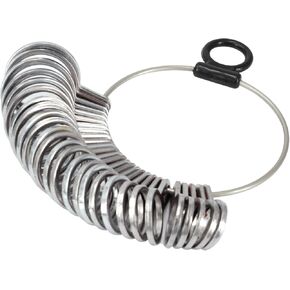 Ring Sizer Measuring Tool, 27 PCS Premium Ring Measurement Tool, US Ring Size 0-13 with Half Size US Standard