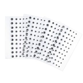 Colorations Peel & Stick Wiggly Eyes, 500 Pieces, Fun Self-Adhesive Googly Eyes for Kids, Bring Kids Arts & Crafts to Life, Wiggle Eyes in Assorted Sizes, Self Adhesive Googly Eyes for Kids Crafting