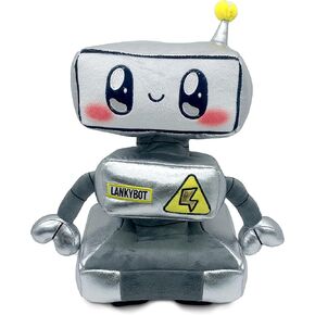 LankyBox Official Merch - LankyBot Plush Toy - Stuffed Plushies - Large Robot Lanky Box Plushy - Official Store