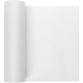 Fusible Non-Woven Interfacing 12" * 25 yd, RAINHOL Medium-Weight Single-Sided Interfacing for Bed Sheet, Shirt, Dresses, Collars, Cuffs, DIY