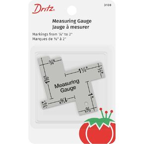 Dritz 3100 14 in 1 Measuring Gauge, Silver
