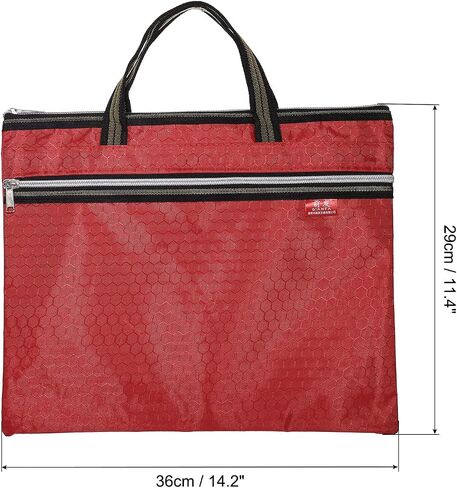 PATIKIL Waterproof Zipper File Bag, Documents Books Tools Storage Zip Pouch for Office Travel, Blue in Saudi Arabia