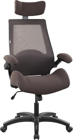 BOLISS High-Back Ergonomic Mesh Computer Office Desk Chair with Super Soft Adjustable Arms Molded Foam Seat and Lumbar Support-Brown in Saudi Arabia