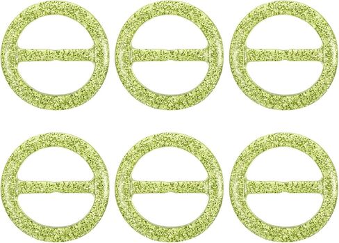 uxcell 6Pcs T-Shirt Clips, Plastic Scarf Ring Clip Round Tie Circle Clip Buckle Fashion Clothes Corner Knotted Button for Women's Silk Clothing Decoration in Saudi Arabia