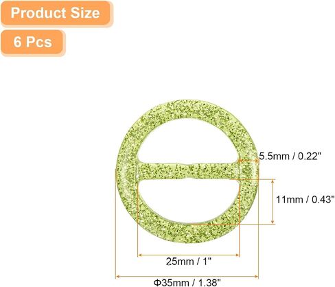 uxcell 6Pcs T-Shirt Clips, Plastic Scarf Ring Clip Round Tie Circle Clip Buckle Fashion Clothes Corner Knotted Button for Women's Silk Clothing Decoration in Saudi Arabia