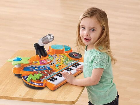 VTech Record & Learn KidiStudio (تغليف خالٍ من الإحباط)، برتقالي in Saudi Arabia
