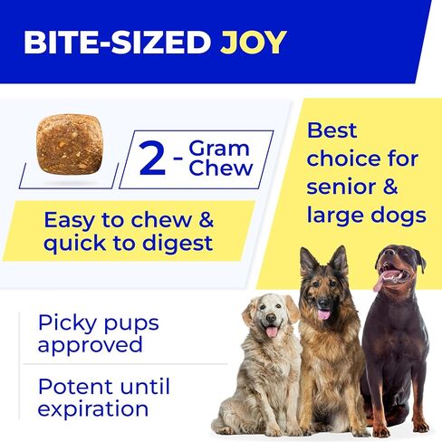 Pawfect Mobility - Glucosamine Treats for Dogs - Hip & Joint Health Supplement Chews w/Omega-3, Chondroitin, MSM - Made in USA - Joint Pain Relief - Hip & Joint Care - 120ct in Saudi Arabia