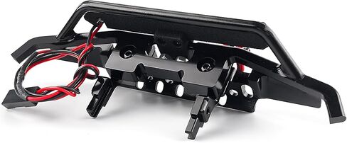 Front Bumper with Trailer Hitch Hooks and Light for TRX4M Bronco Upgrade 1/18 RC Crawler in Kuwait