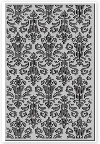 CHGCRAFT Polymer Clay Texture Sheets Baroque Pattern Texture Stamp Clay Texture Sheets Polymer Clay Texture Mat Retro Pattern Pad for Making Earrings Jewerly in Saudi Arabia