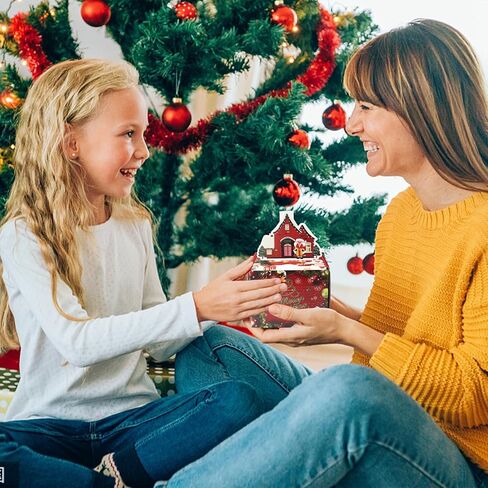 ALIBBON Merry Christmas Money Box for Cash Gift Pull, Money Gift Boxes for Cash, Money Holder for Cash Gift, Money Pull Box for Cash Gift, Money Gift Holder Money Surprise Box Christmas Gift Box in Saudi Arabia