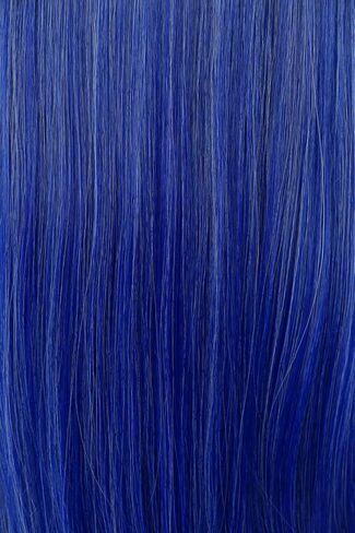 VGbeaty Girls Long Blue Wig Blunt Cut Ennui Cospaly costume Halloween Wig in Kuwait