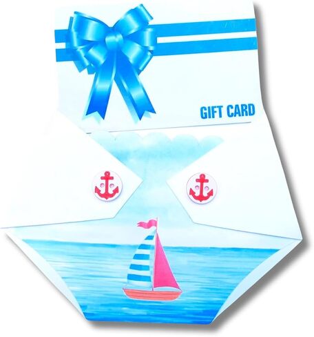 جوائز لعبة استحمام الطفل Ahoy It's a Boy Baby Shower - شكل حفاضات بحري بحري (نمط مركب شراعي واحد) in Kuwait