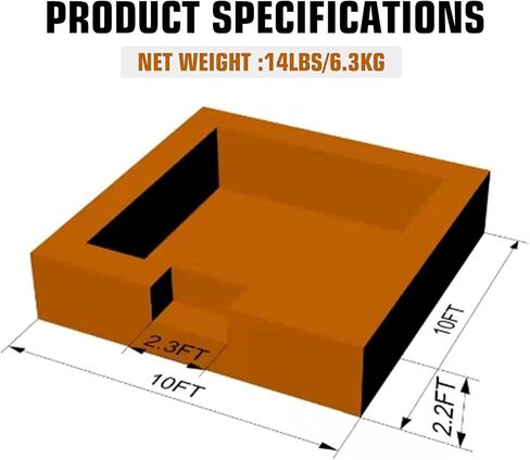 WARSUN Foam Ball Pit- Blue Ball Pit 10x10Ft with Built-in Fan Ball Pit Inflatable for for Kids Toddlers, Hours of Fun Activity in Kuwait