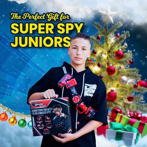 SuperSpies Secret Agent Spymaster Kit - Kids Spy Gear Spy Ninjas Toys Kids Spy Kit Spy Ninja Gadgets Spy Toys Spy Gadgets Spy Ninja Kit Kids Detective Kit Spy Kit for Kids 8-12 in Saudi Arabia
