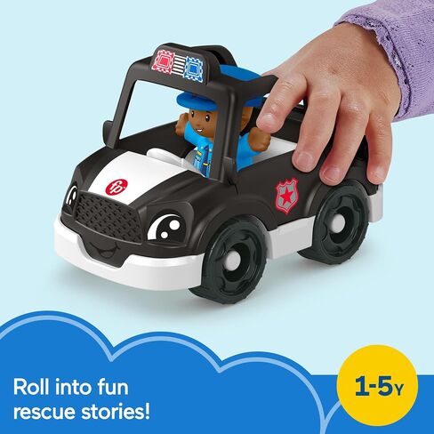 Fisher-Price Little People Toddler Toys Police Car Push-Along Vehicle & Figure for Pretend Play Preschool Kids Ages 1+ Years in Saudi Arabia
