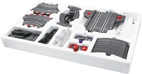 SuperFun 203-1/43 USB Power Slot Car Racing Set, Layout Size: 65"x37", LED Headlights, Lap Counter, Ages 8+ in Kuwait