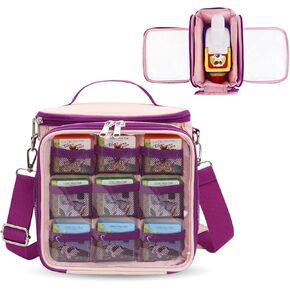 Carrying Case Compatible for Little Tikes Story Dream Machine Books Starter Set, Kids Toys Storage Carrier Bag with Handle and Shoulder Strap for Little Tikes for Storytime, Audio Play, Character