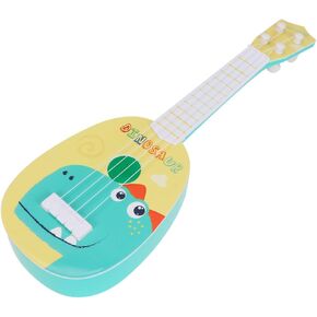 Cartoon Dinosaur Toy Guitar Kids Ages String Ukulele Early Educational Music Instrument Toddlers Children