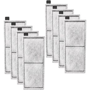 8 Pack Filter Cartridge for Top Fin RF-L Filter, Aqurium Filter Cartridge Refill for Top Fin Desktop Aquariums with Large Retreat Filter