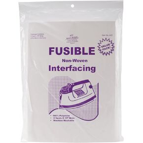 HTC 422 Fusible Non-Woven Interfacing, 15-Inch by 3-Yard , White
