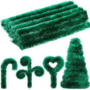 Hotop 30 Pcs Extra Thick Pipe Cleaners 30mm Chenille Stems Jumbo Pipe Cleaners Craft Supplies for Beginners DIY Art Supplies Decorations(Black)