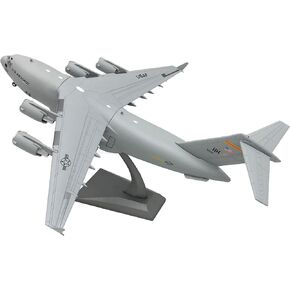 Enatuther Die-cast Airplane 1/200 US C-17 Transport Plane Model Fighter Jet Model Airplane for Collection or Gift