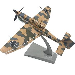 1/72 German WWII Dive Bomber Stuka JU87 Alloy Fighter Jet Model Plane Attack Plane Military Airplane Models for Adults