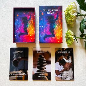 What's The News? Situations Oracle Cards, Tarot Cards for Beginners, Oracle Deck Used for Love, Career and Life Relationships