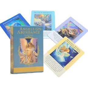 Tarot Cards for Beginners, 44 Tarot Deck and Oracle Deck, The Angels of Abundance Oracle Cards Tarot Cards with Meanings on Them and Angel Tarot Cards