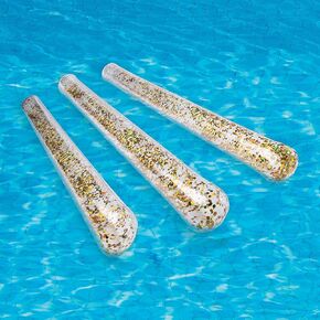 Gold Glitter Pool Noodle (Set of 6) 5 ft Long