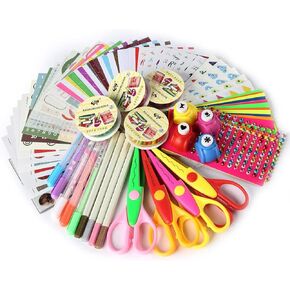 SICOHOME Scrapbooking Supplies,Scrapbook Kit for Gift,Scrapbooking and Card Making