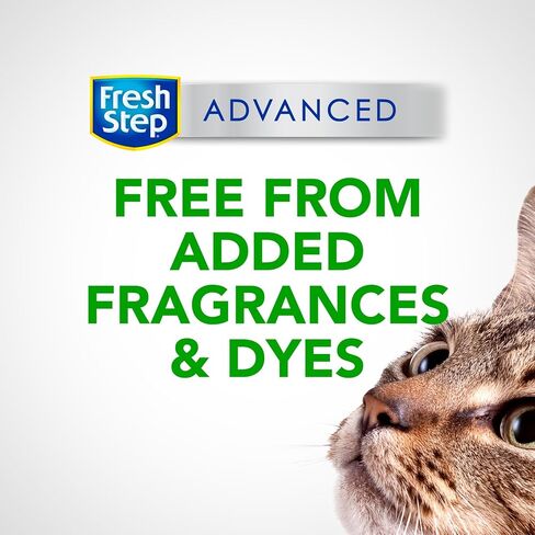 Fresh Step Advanced Simply Unscented Clumping Litter, Fresh Step Unscented Cat Litter Fights Odor on Contact, 37 lbs. (2 x 18.5 lb. Box) in Saudi Arabia