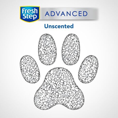 Fresh Step Advanced Simply Unscented Clumping Litter, Fresh Step Unscented Cat Litter Fights Odor on Contact, 37 lbs. (2 x 18.5 lb. Box) in Saudi Arabia