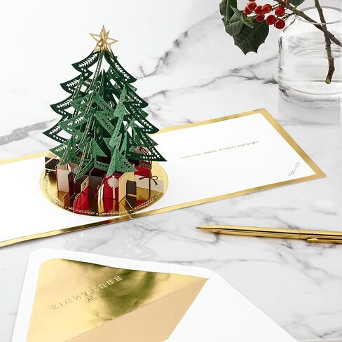 Hallmark Signature Paper Wonder Pop Up Christmas Card (Christmas Tree) in Saudi Arabia