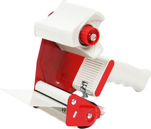WELSTIK Red Handle Packing Tape Dispenser Gun 3 Inch -Heavy Duty Sealing Cutter for Shipping, Carton and Box Sealing, Easy Operation in Saudi Arabia