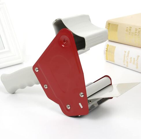 WELSTIK Red Handle Packing Tape Dispenser Gun 3 Inch -Heavy Duty Sealing Cutter for Shipping, Carton and Box Sealing, Easy Operation in Saudi Arabia