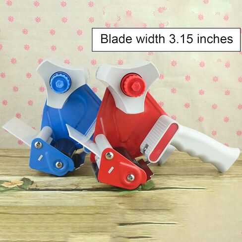 WELSTIK Red Handle Packing Tape Dispenser Gun 3 Inch -Heavy Duty Sealing Cutter for Shipping, Carton and Box Sealing, Easy Operation in Saudi Arabia