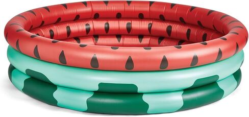 BigMouth Inc Inflatable Kiddie Pool, Blow Up Kid Swimming Pool for Backyard, Small Swim & Splash Pool for Kids - Watermelon, 5 Feet Wide in Saudi Arabia