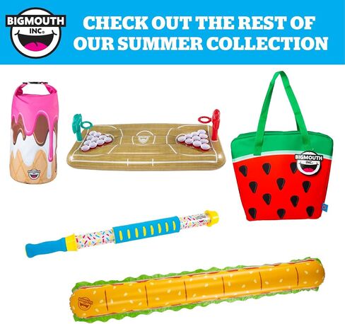 BigMouth Inc Inflatable Kiddie Pool, Blow Up Kid Swimming Pool for Backyard, Small Swim & Splash Pool for Kids - Watermelon, 5 Feet Wide in Saudi Arabia