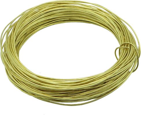 14 Gauage(1.63 mm),1 Pound 85ft Spool Brass Wire for Jewelry Making, Beading,Yellow Brass, Round, Dead Soft in Kuwait