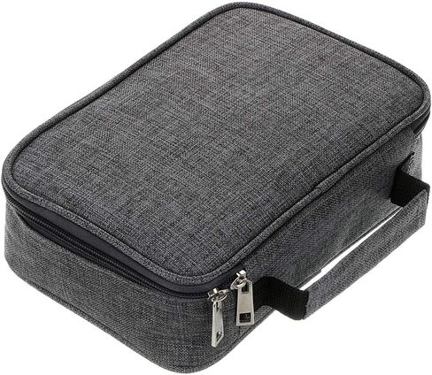BTSKY Big Capacity Zipper Stationery Bag with Pattern-Multi-functional Stationery Organizer Pouch 36 Large Stretchy Slots for 72 Colored Pencils Black in Saudi Arabia