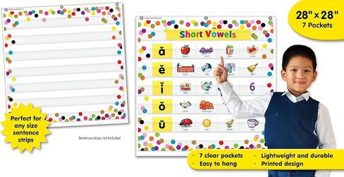 مخطط جيوب Confetti 7 من Teacher Created Resources (28 بوصة × 28 بوصة) (TCR20327) in Saudi Arabia