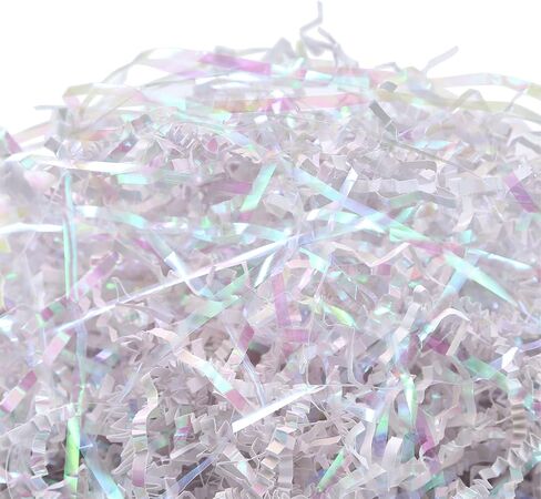 1 LB Chocolate Brown Kraft Jumbo Crinkle Cut Paper, Easter Grass Raffia Paper Filler Shred Strand Craft Bedding Cushion, Birthday, Christmas for Gift Basket Boxes in Saudi Arabia