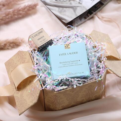 1 LB Chocolate Brown Kraft Jumbo Crinkle Cut Paper, Easter Grass Raffia Paper Filler Shred Strand Craft Bedding Cushion, Birthday, Christmas for Gift Basket Boxes in Saudi Arabia