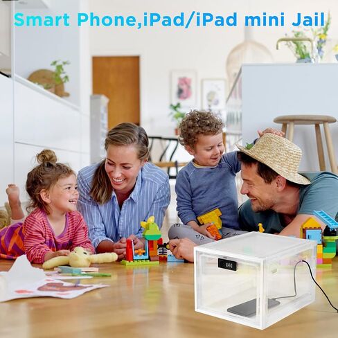 Zmains Clear Medication Lock Box, Medicine Storage Box With Code, Kitchen Safe Fridge/Snack Lockable Boxes, Large Locking Storage For Medicine Safe, Personal Item & Cell Phone Jail in Saudi Arabia