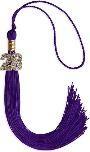 Endea Graduation Single Color Tassel with Gold Bling Charm (Royal Blue, 2025) in Kuwait