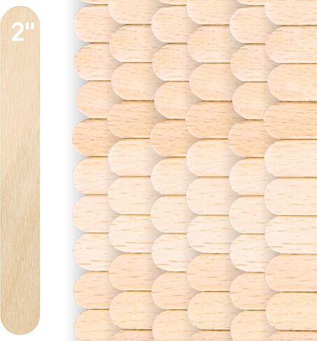 200PCS Wooden Sticks for Crafts – 8 Inch Wooden Sticks for Crafting Jumbo Craft Sticks Bulk for DIY Crafts Jumbo Popsicle Sticks for Crafts Wooden Wax Sticks in Saudi Arabia